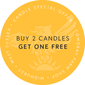 Cowdray Farm Shop 3 for 2 Candle Offer